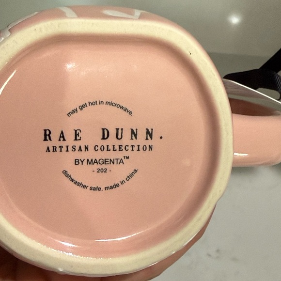 Rae Dunn Pink Floral Mug - Cup of Happy - Picture 6 of 6